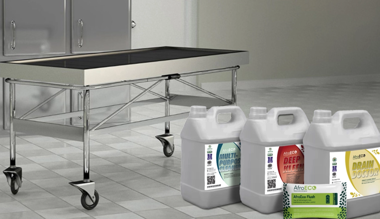 eco-friendly mortuary cleaning products